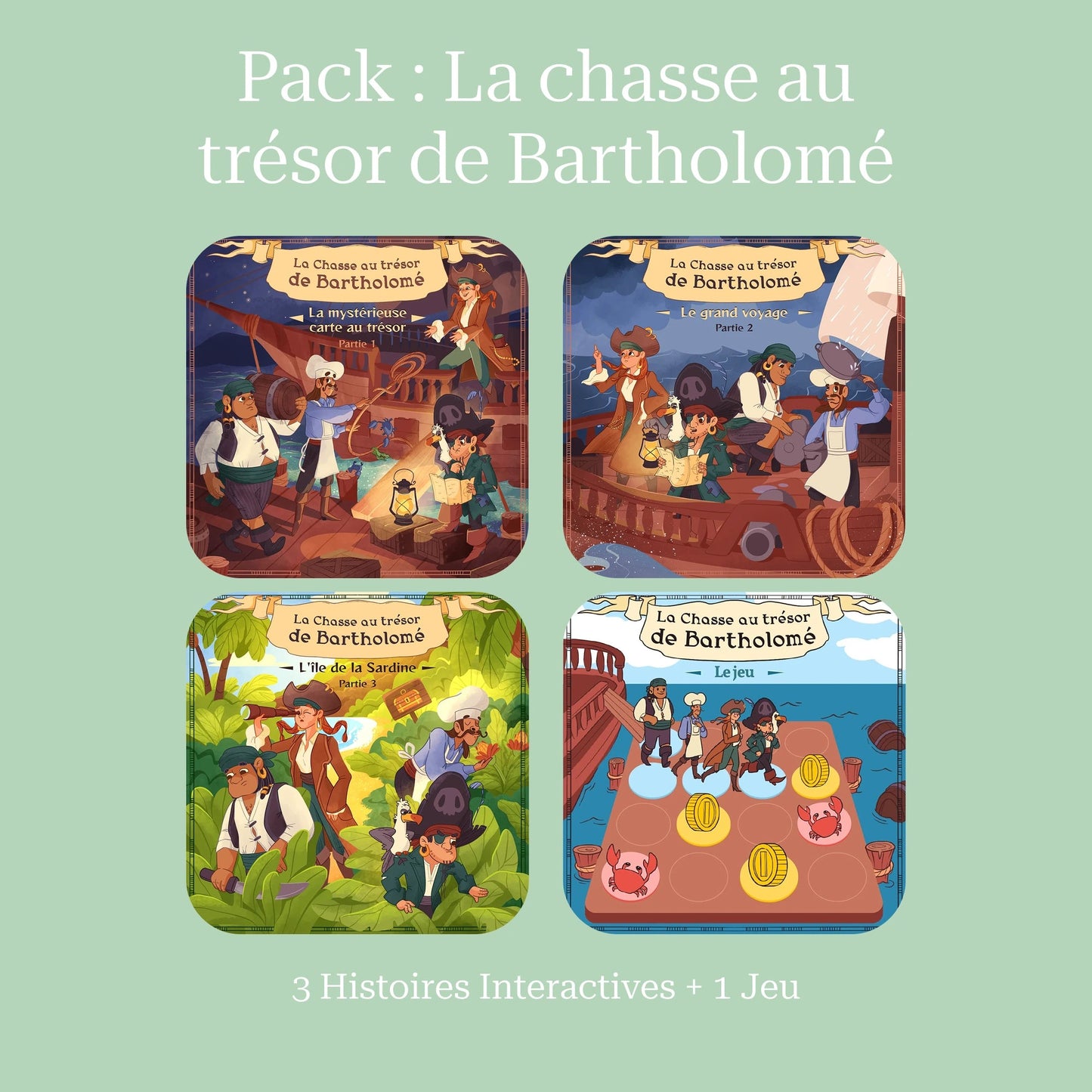 Pack : La chasse au trésor de Bartholomé - Fabli